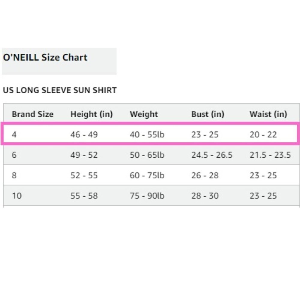 O' NEILL Kids' O'neill Youth Basic Skins UPF 50+ Long Sleeve Sun Shirt - Picture 5 of 10